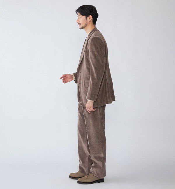 SHIPS「【SHIPS別注】CARUSO: AIDA ワイドラペル コーデュロイ ジャケット」|テーラードジャケット|