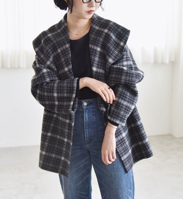 quaranciel「quaranciel: リバー ケープ ショート コート 25AW」|その他|