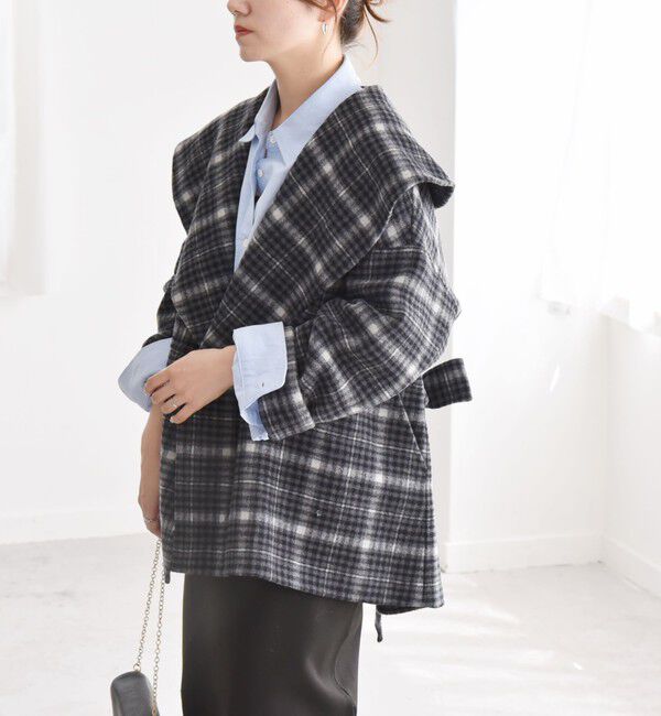 quaranciel「quaranciel: リバー ケープ ショート コート 25AW」|その他|