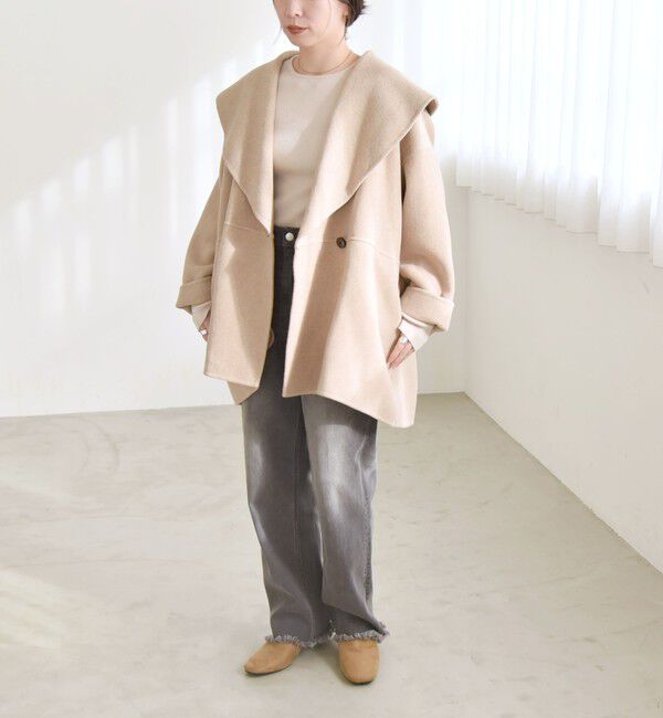 quaranciel「quaranciel: リバー ケープ ショート コート 25AW」|その他|