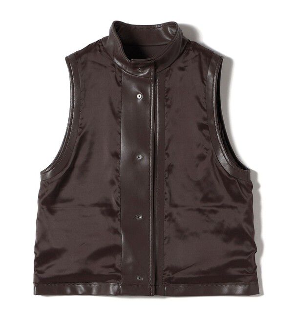 SHIPS for women「Wai＋:スタンドカラー ベスト」|ベスト・ジレ|