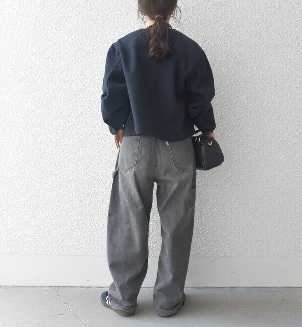 SHIPS any「SHIPS any: エア ニードル ポケット コンパクト ノーカラー ジャケット」|ノーカラージャケット|