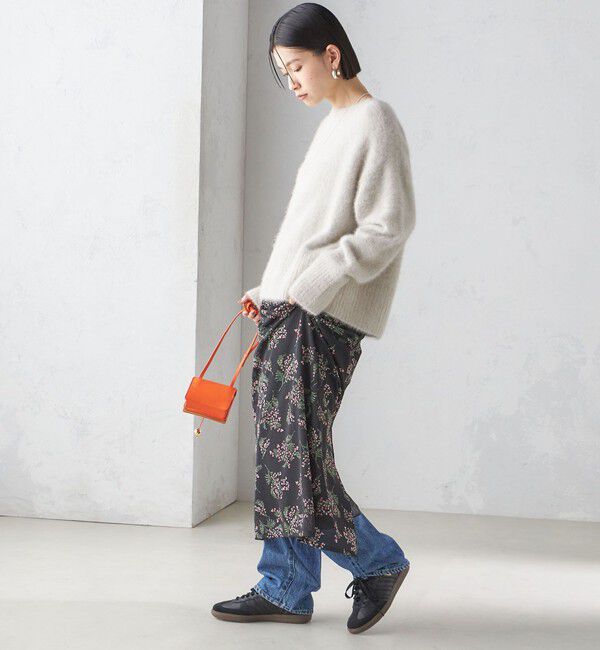 SHIPS for women「〈手洗い可能〉シアー レイヤード プリント スカート」|スカート|