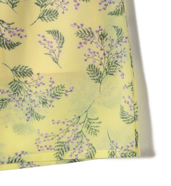 SHIPS for women「〈手洗い可能〉シアー レイヤード プリント スカート」|スカート|