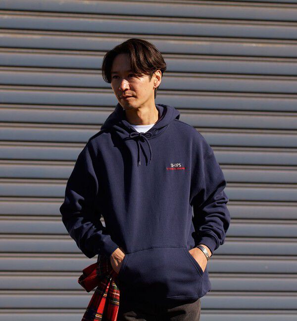 SHIPS「【WEB限定】SHIPS: SCREEN STARS(R) STYLISH STANDARD ロゴ 刺繍 パーカー」|パーカー|