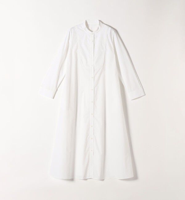 SHIPS any「SHIPS any:〈洗濯機可能〉タイプライター スタンドカラー シャツ ワンピース」|ワンピース|