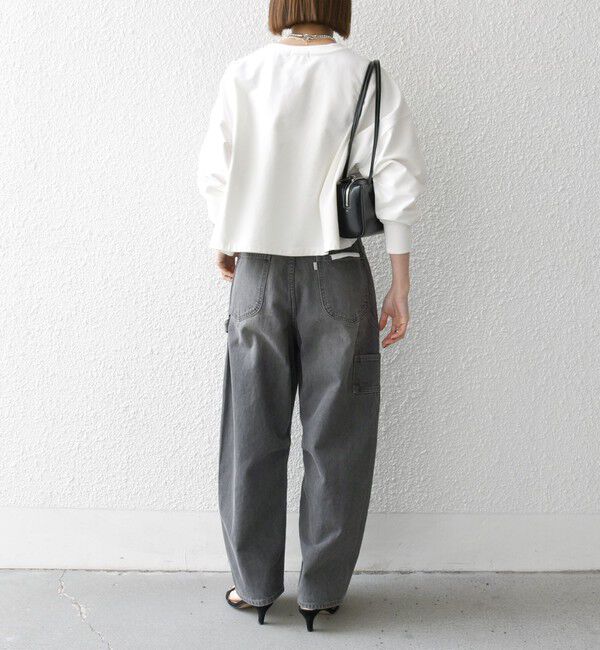 SHIPS any「SHIPS any:〈洗濯機可能〉インレイ ロングスリーブ コンパクト プルオーバー」|Tシャツ・カットソー|