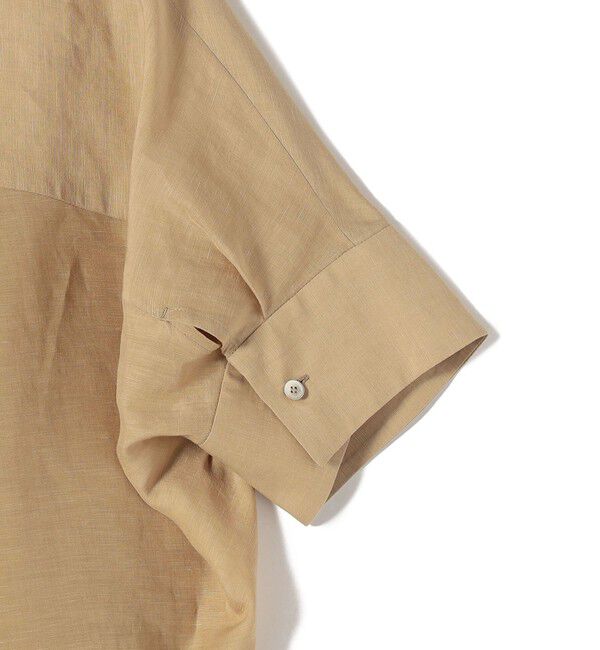 SHIPS for women「【一部WEB限定】〈手洗い可能〉IMPERIAL LINEN スキッパー ブラウス」|シャツ・ブラウス|
