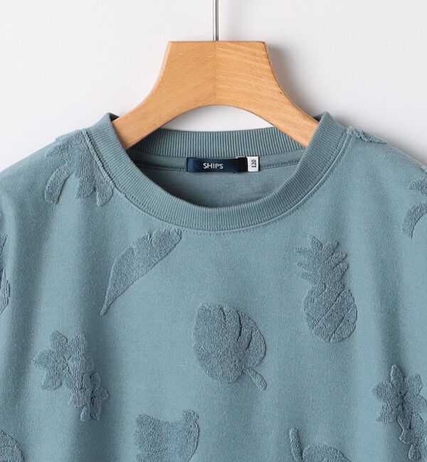 SHIPS KIDS「SHIPS KIDS:100～130cm / パイル ジャカード TEE」|Tシャツ・カットソー|