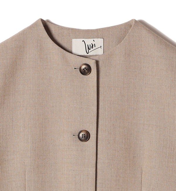 SHIPS for women「《予約》Wai＋:〈手洗い可能〉リネン ライク ベスト」|ベスト・ジレ|