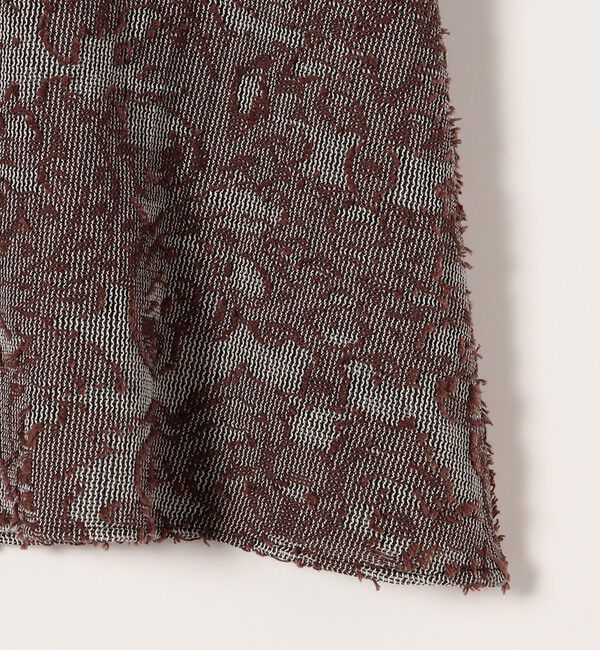 SHIPS any「《追加予約》SHIPS any:〈手洗い可能〉メッシュ ジャカード カフタン スキッパー ブラウス」|シャツ・ブラウス|