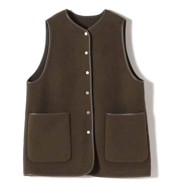 SHIPS for women「〈手洗い可能〉ボア フリース リバーシブル ベスト」|ベスト・ジレ|