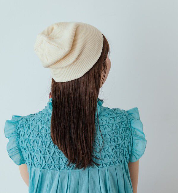 SHIPS any「SHIPS any: ワンポイント ピスネーム 2WAY ワッチキャップ (ユニセックス)◇」|ニット帽|