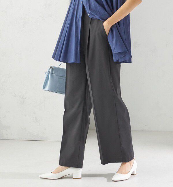 SHIPS for women「〈洗濯機可能〉マルチ ファンクション ワイド スラックス」|その他|