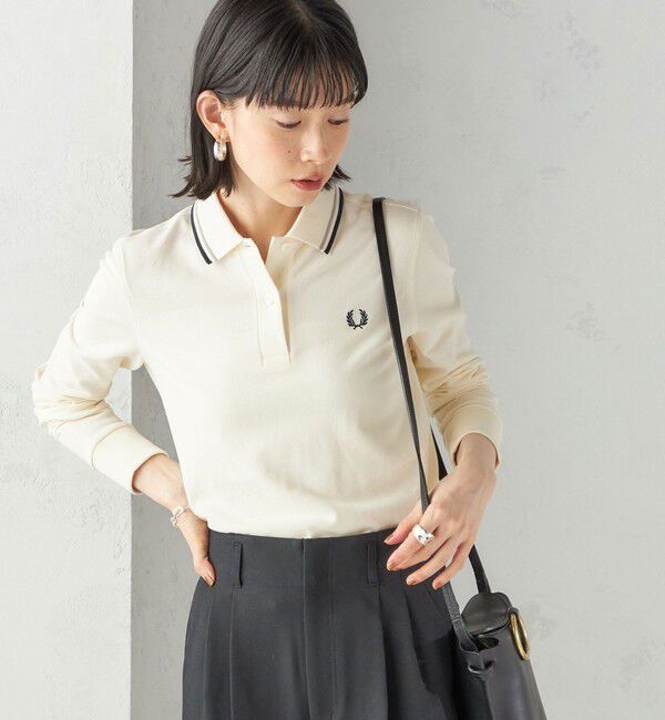 SHIPS for women「FRED PERRY:G3636 FRED PERRY SHIRT」|ポロシャツ|ナチュラル