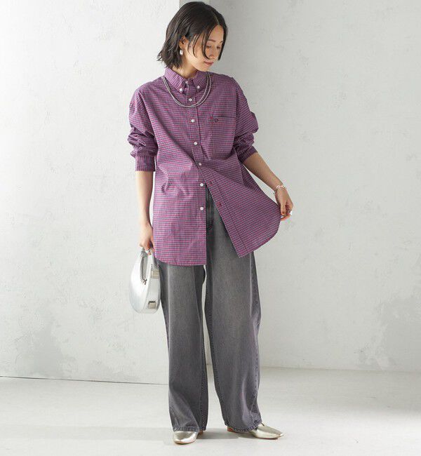 SHIPS for women「【SHIPS別注】LOGAN KNITTING MILLS:〈洗濯機可能〉チェック シャツ」|シャツ・ブラウス|