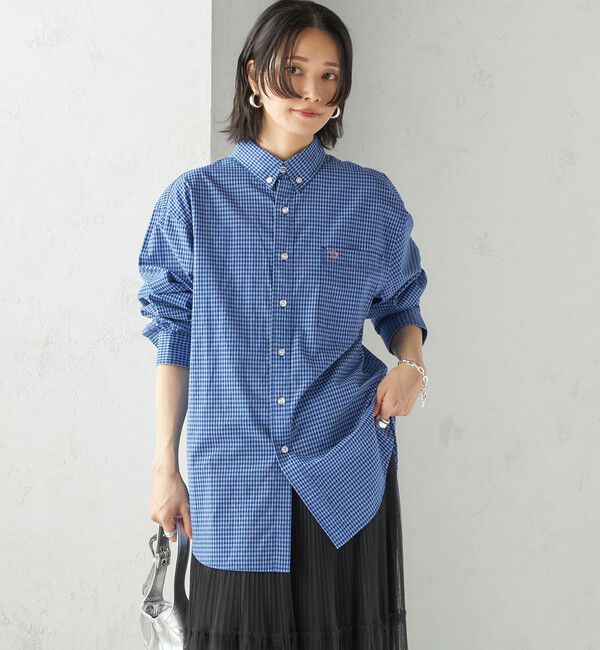 SHIPS for women「【SHIPS別注】LOGAN KNITTING MILLS:〈洗濯機可能〉チェック シャツ」|シャツ・ブラウス|