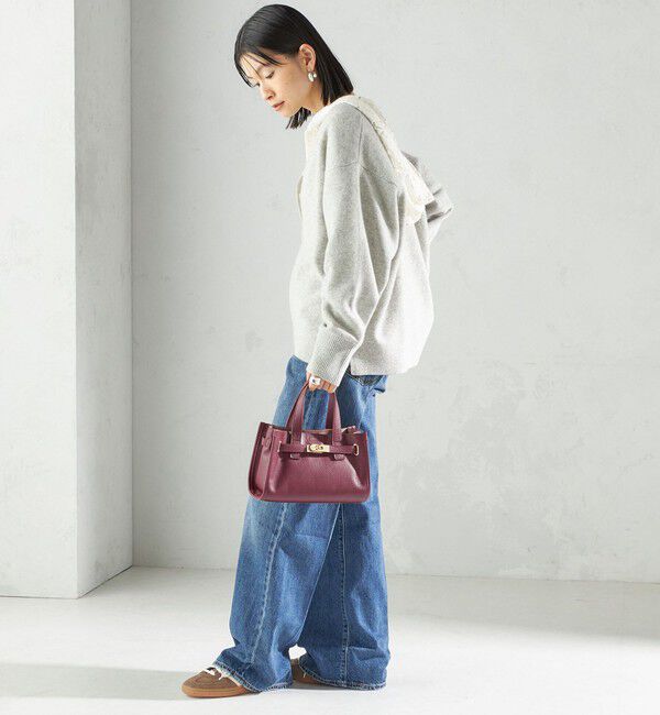 SHIPS for women「ベルト デザイン レザー バッグ」|ショルダー・メッセンジャー|