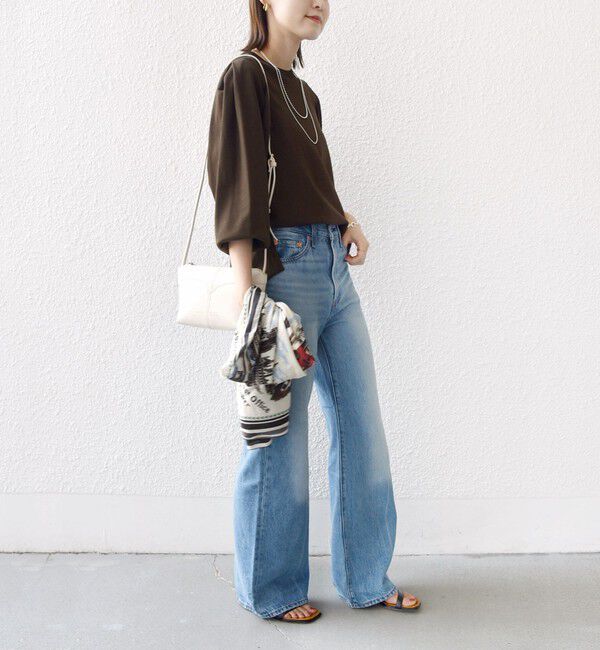 SHIPS for women「DEPEND インレー タック デザイン プルオーバー」|Tシャツ・カットソー|