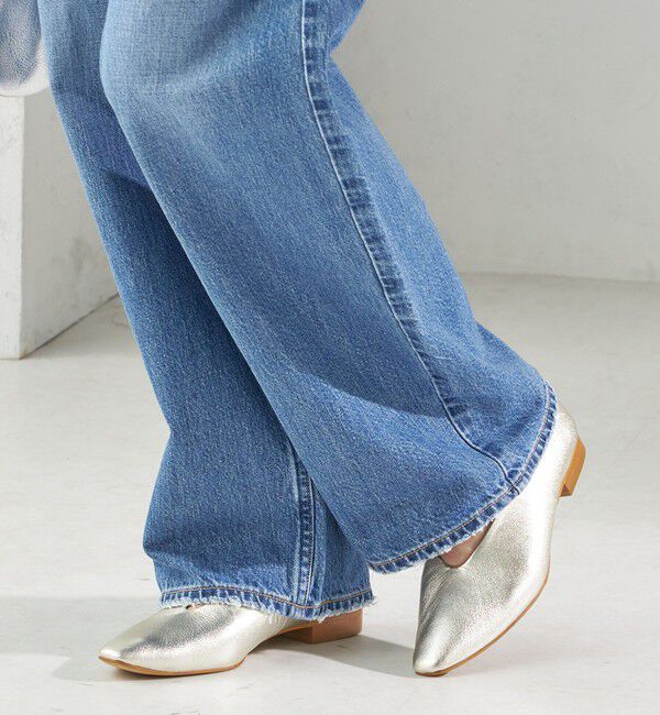 SHIPS for women「Vカット フラット パンプス」|パンプス|