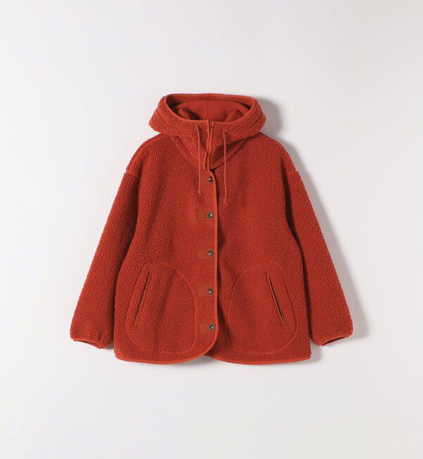 SHIPS any「SHIPS any:〈洗濯機可能〉ボア フリース 2WAY フーディー ブルゾン」|ブルゾン・スタジャン|