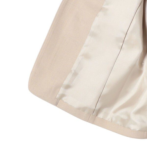 SHIPS for women「〈手洗い可能〉DELEGANT ダブルカラー ジャケット（セットアップ対応）」|ノーカラージャケット|