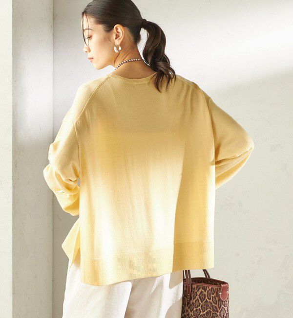 SHIPS for women「〈手洗い可能〉14G ウォッシャブル クルーネック ニット プルオーバー」|ニット・セーター|