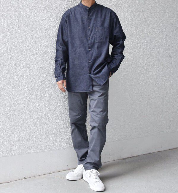 SHIPS any「SHIPS any:〈洗濯機可能〉フェードカラー ストレッチ スリム テーパード チノ パンツ◇」|チノ|