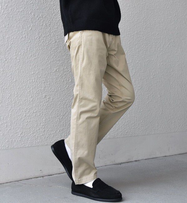 SHIPS any「SHIPS any:〈洗濯機可能〉フェードカラー ストレッチ スリム テーパード チノ パンツ◇」|チノ|