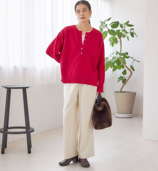 SHIPS for women「〈手洗い可能〉ウール カシミヤ 2WAY プルオーバー」|ニット・セーター|