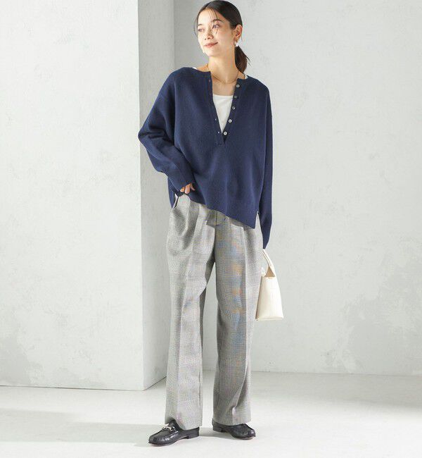 SHIPS for women「〈手洗い可能〉ウール カシミヤ 2WAY プルオーバー」|ニット・セーター|