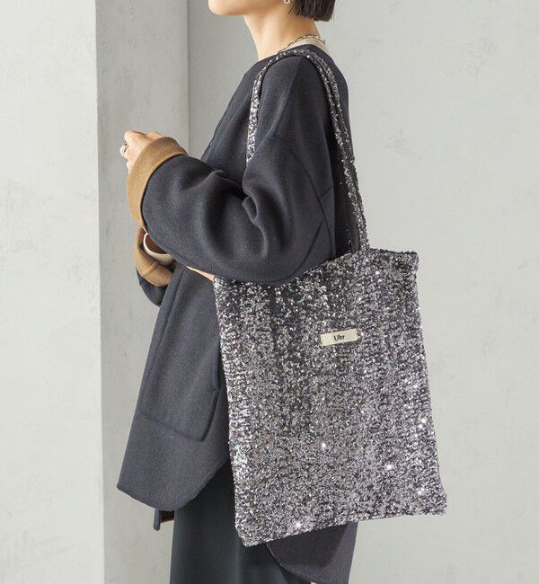 SHIPS for women「【一部SHIPS別注】Uhr: スパンコール トート バッグ」|トートバッグ|