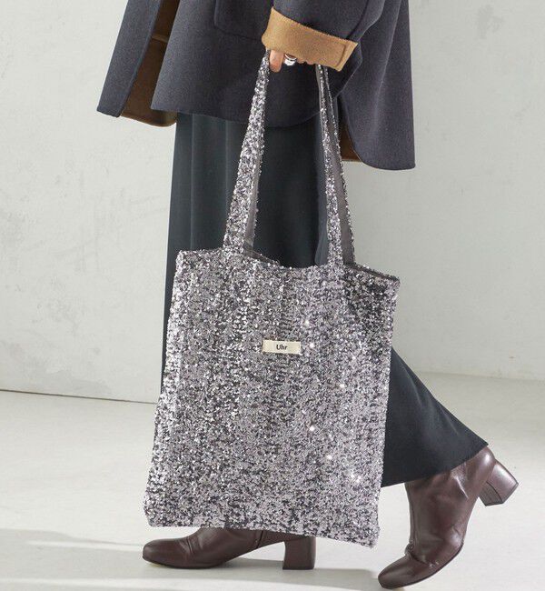 SHIPS for women「【一部SHIPS別注】Uhr: スパンコール トート バッグ」|トートバッグ|