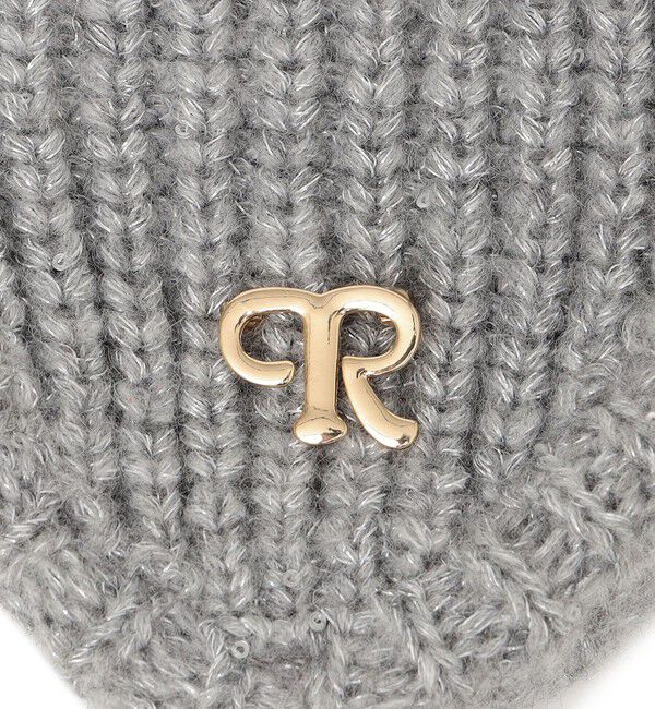 SHIPS for women「perah: ブローチ 付 イヤー フラップ ラメ ニット キャップ」|ニット帽|