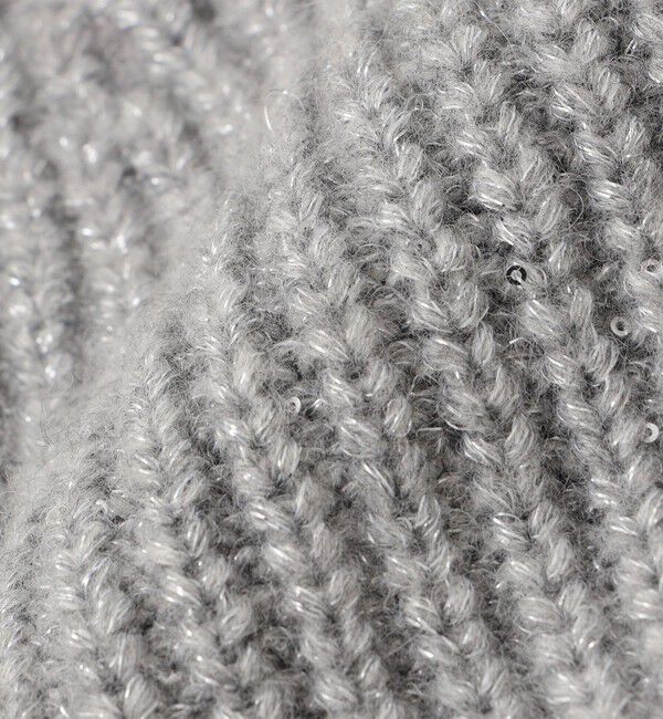 SHIPS for women「perah: ブローチ 付 イヤー フラップ ラメ ニット キャップ」|ニット帽|