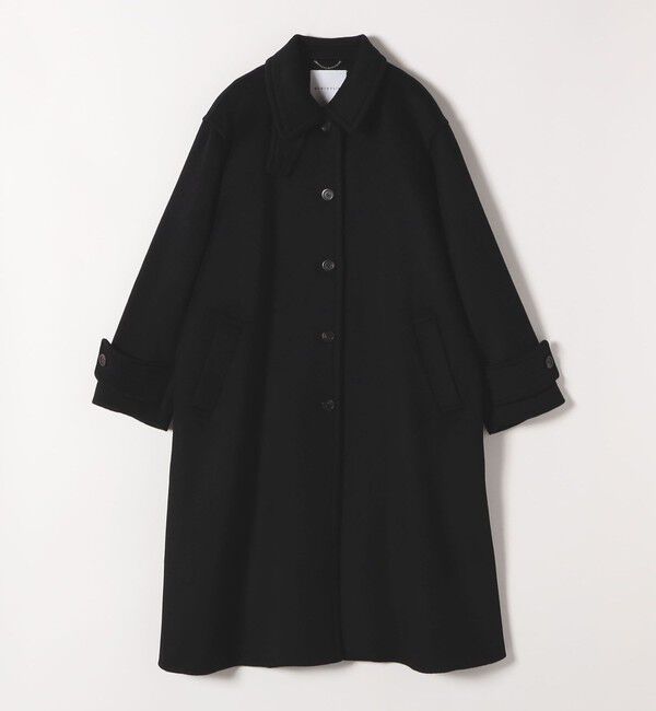 quaranciel「quaranciel: PURE WOOL スタンド & ステンカラー ロング コート」|ステンカラーコート|