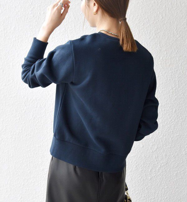 SHIPS any「SHIPS any:〈洗濯機可能〉裏起毛 ビジュー コンパクト スナップ カーディガン」|カーディガン|