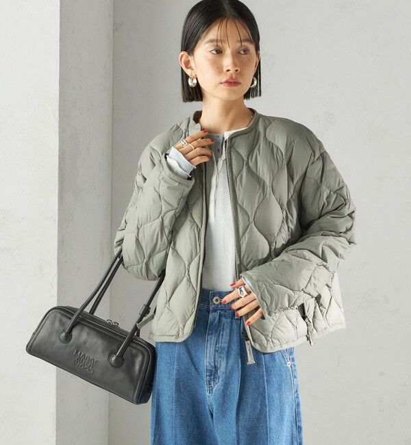 SHIPS for women「【SHIPS別注】Wai+ &times; TAION:〈手洗い可能〉ショート ダウン ジャケット」|ダウン|