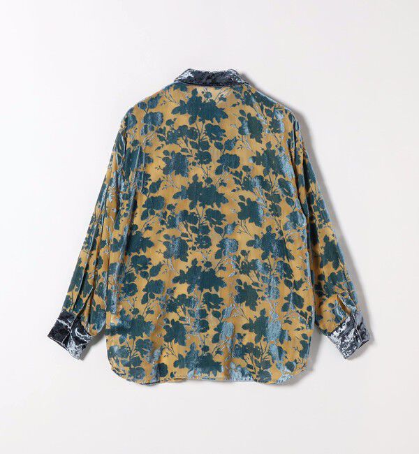 SHIPS any「SHIPS any:〈手洗い可能〉フラワー オパール シアー シャツ ブラウス」|シャツ・ブラウス|