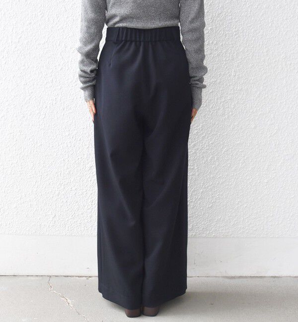 SHIPS for women「〈洗濯機可能〉ウールライク ポケット デザイン ワイド パンツ」|その他|