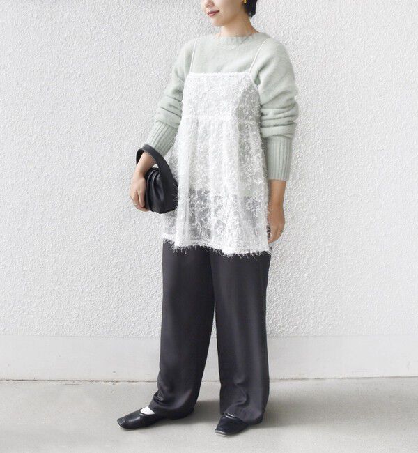 SHIPS for women「〈手洗い可能〉前後 2WAY レース キャミソール」|キャミソール|