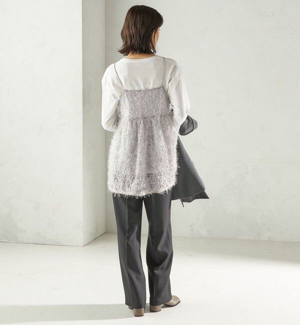 SHIPS for women「〈手洗い可能〉前後 2WAY レース キャミソール」|キャミソール|