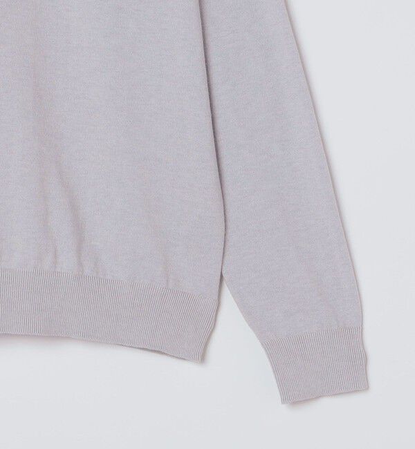 SHIPS「SHIPS:〈手洗い可能〉HANDFRAME 16ゲージ コットン/ウール モックネック ニット」|ニット・セーター|