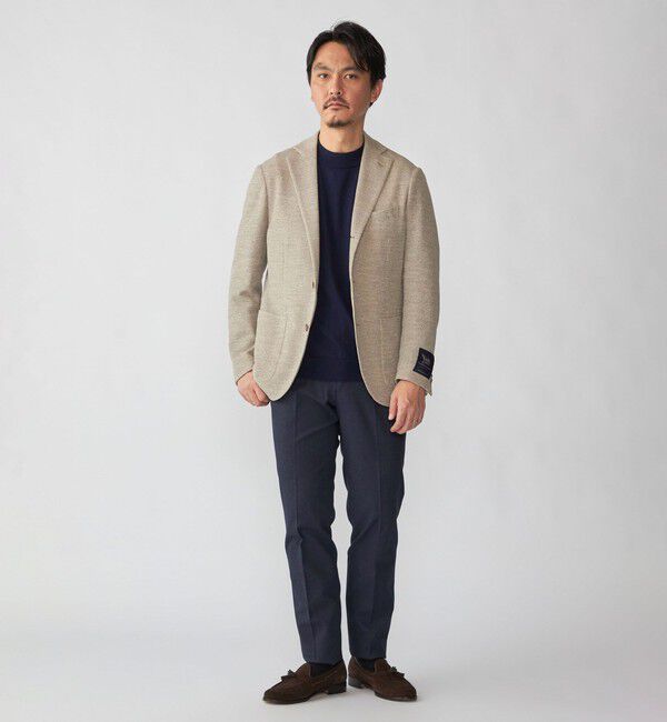 SHIPS「SHIPS:〈手洗い可能〉HANDFRAME 16ゲージ コットン/ウール モックネック ニット」|ニット・セーター|