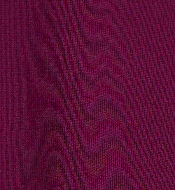 CABaN「コットンカシミヤ バイカラークルーネックカーディガン」|カーディガン|