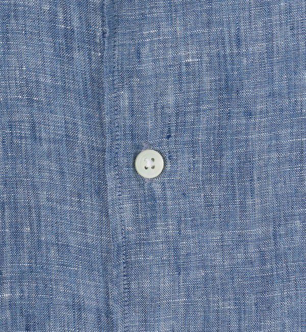 TOMORROWLAND MENS「リネン セミワイドカラーシャツ」|シャツ・ブラウス|