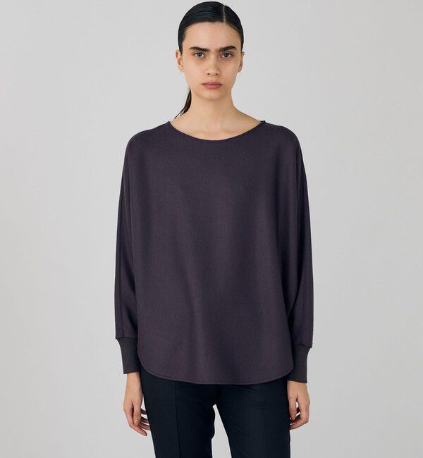 DES PRES「ニットコンビネーション ボートネックプルオーバー」|Tシャツ・カットソー|