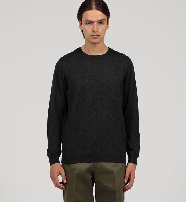 TOMORROWLAND MENS「ウールカシミヤシルク クルーネックプルオーバー」|ニット・セーター|
