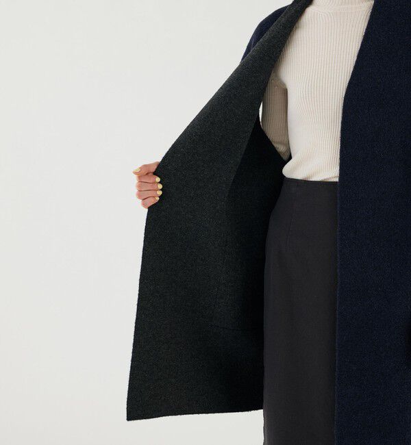GALERIE VIE「ブークレダブルフェイス ミドルジレ」|ベスト・ジレ|