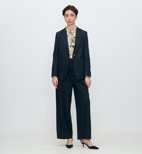 TOMORROWLAND collection「ポリエステルウールモクロディ キザミカラージャケット」|その他|